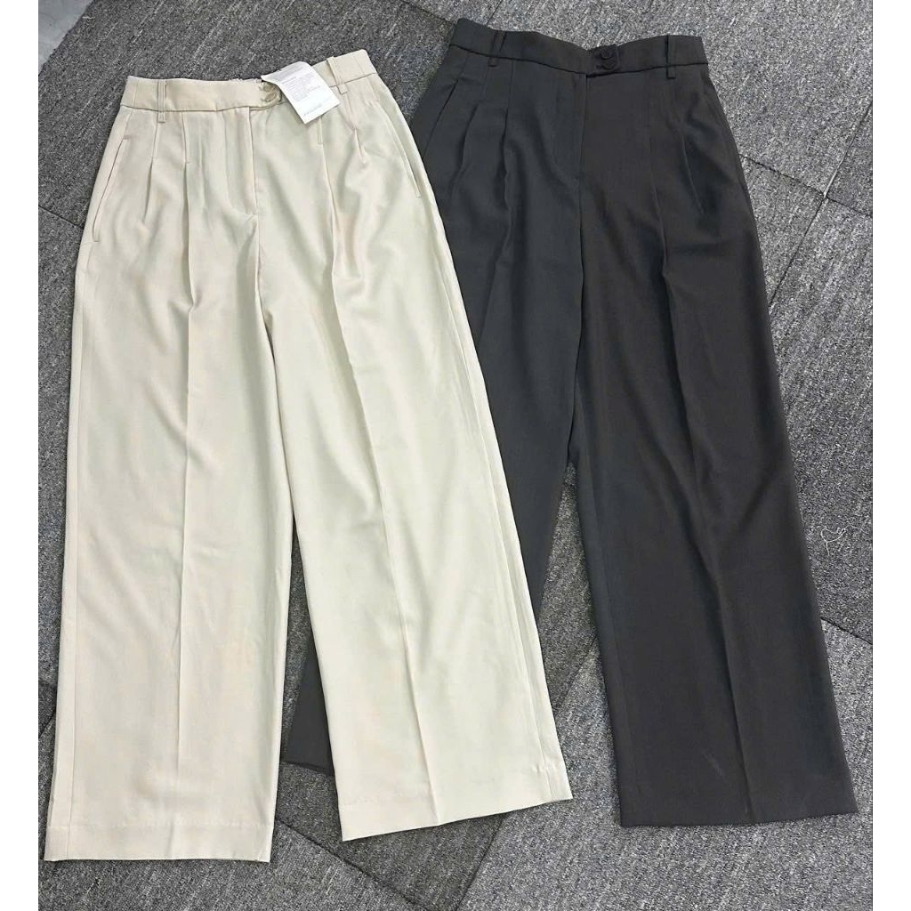 (BomoHouse) Quần suông công sở ATG* xuất hàn bigsize fulltag - dư xịn.