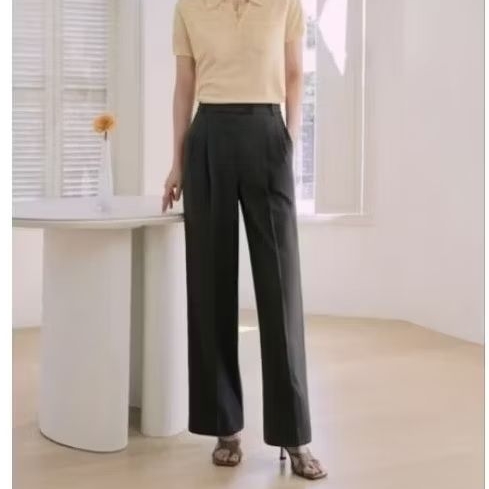 (BomoHouse) Quần suông công sở ATG* xuất hàn bigsize fulltag - dư xịn.