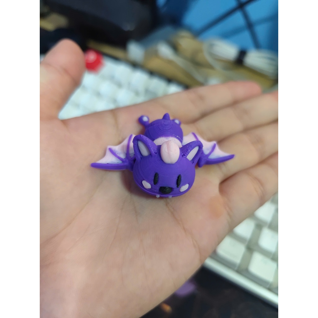 Đồ Chơi Móc Khóa In 3D Dơi Mini Siêu Dễ Thương