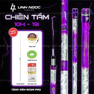 Combo Cần Câu Tay Chiến Tầm 10H 19i Bản Săn Hàng Tải Cá Khoẻ