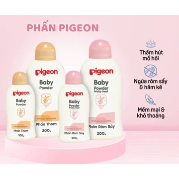 [ CHÍNH HÃNG ] Phấn Rôm Sảy Và Phấn Thơm Pigeon Loại 100g / 200g
