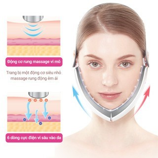 [Mẫu Mới 2026] Máy Massage Mặt Dạng Đeo Hỗ Trợ Săn Chắc Da – Chăm Sóc Vùng Cằm & Gò Má