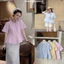 Áo Sơ mi cổ sen xếp li 8 màu hàng quảng châu A110
