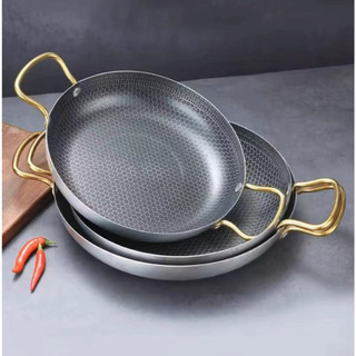 Chảo tổ ong chống dính 2Q Inox Cao Cấp KWAI vân tổ ong sâu lòng công nghệ Đức chảo vân tổ ong cao cấp chống dính an toàn