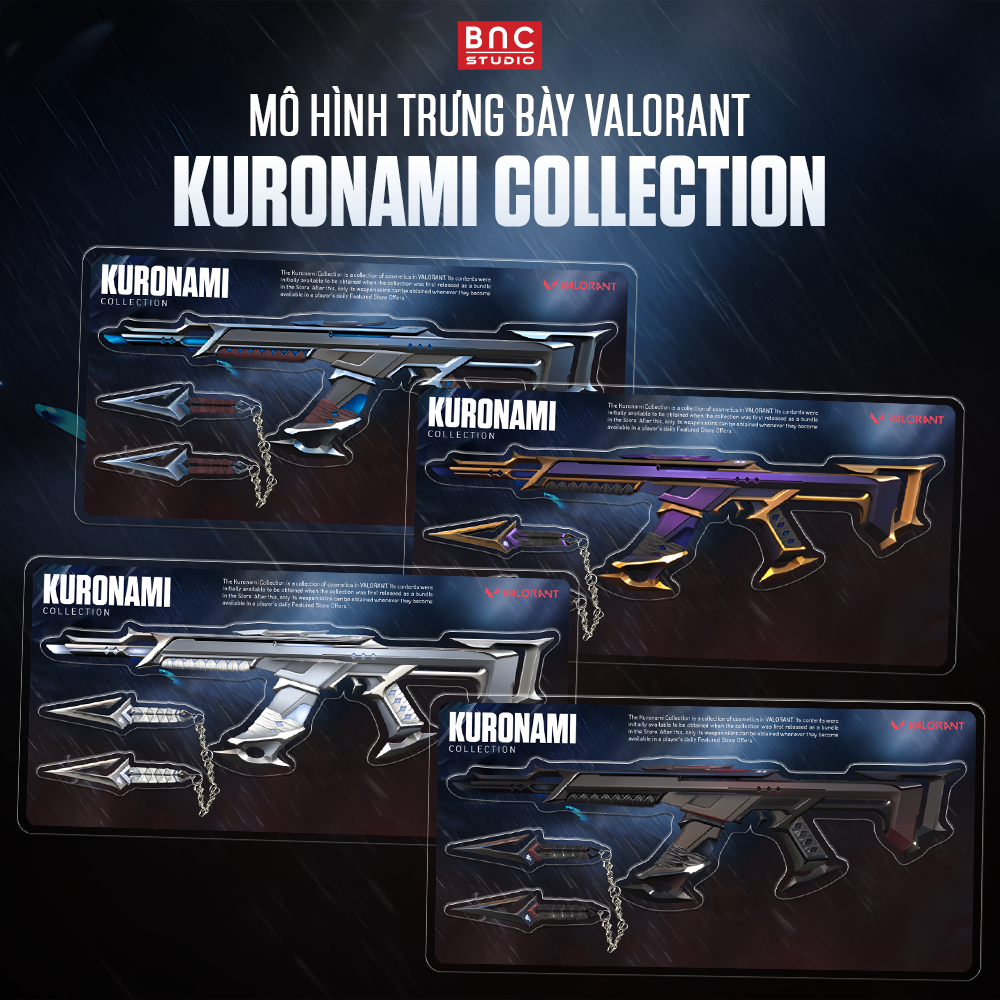 Mô hình Valorant Kuronami Decor Acrylic Trưng bày kho đồ Valorant Trang ...