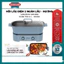 Nồi lẩu điện 2 ngăn dung tích 6L SUNHOUSE MAMA SHD4568, lẩu nướng riêng biệt, công suất lớn 2200W