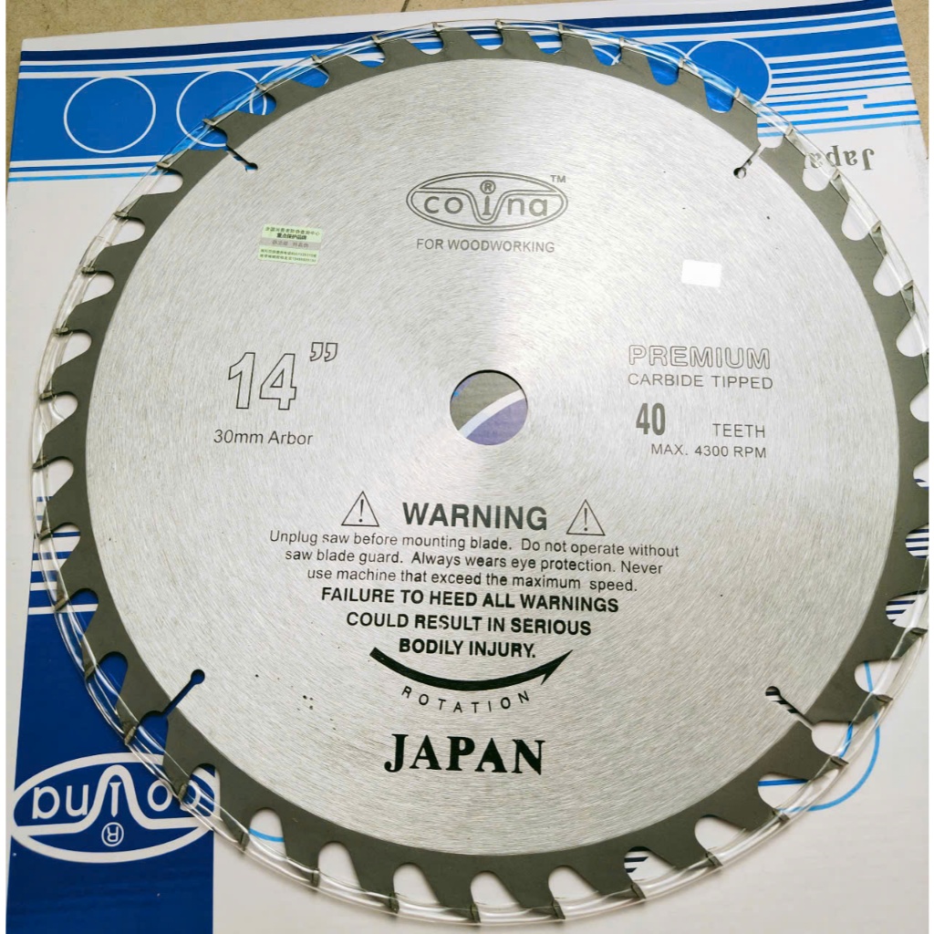 Lưỡi Cắt Gỗ Covina 350-40 Răng - Siêu Bén-Siêu Bền- Tuổi thọ gấp 10 lần những lưỡi khác