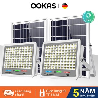 OOKAS Đèn năng lượng mặt trời 3500W，Đèn Led Chống Lóa Cao Cấp，IP67 chống thấm chất liệu nhôm