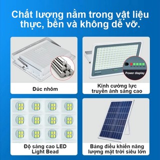 OOKAS Đèn năng lượng mặt trời 3500W，Đèn Led Chống Lóa Cao Cấp，IP67 chống thấm chất liệu nhôm