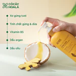 Dầu Gội Gừng Cỏ Cây Hoa Lá, Dầu Gội Thảo Dược Gừng Dừa Giảm Gàu Ngứa  650g/ chai-Dành Cho Tóc Khô Sơ — ảnh 4