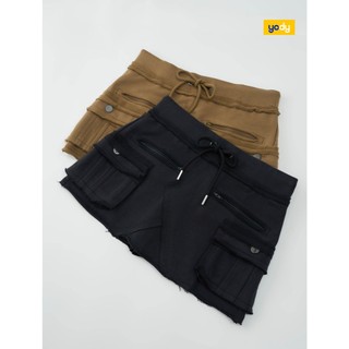 [SALE OFF] Chân váy túi hộp xỏa viền Yoguu YODY vải nỉ form mềm mại, thoáng mát WYSK25S017