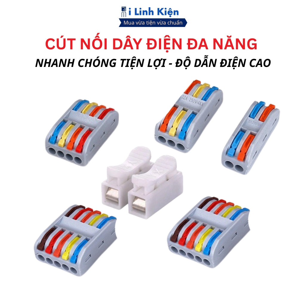 Đầu nối cút nối dây điện nhanh chóng tiện lợi chất lượng cao ILinhkien