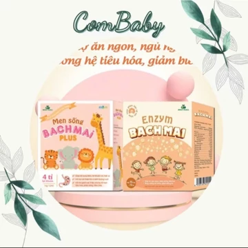 Men sống bạch mai Plus Đỗ Gia 4 tỉ lợi khuẩn men vi sinh cải thiện hệ tiêu hoá cho bé hộp 15 ống