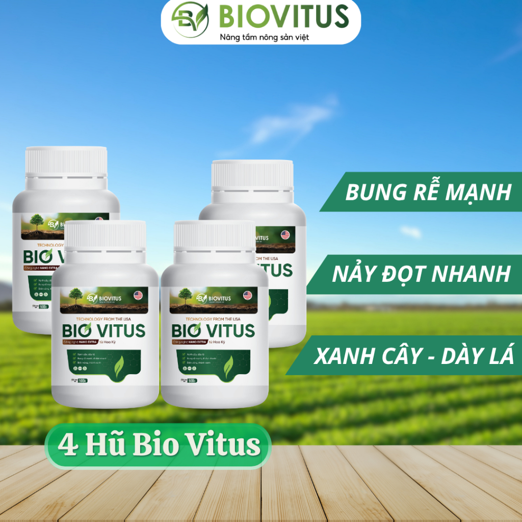[Bio Vitus Mua 3 Tặng 1] Bio Vitus Kích Rễ Mạnh – Đẩy Đọt Nhanh - Phục ...