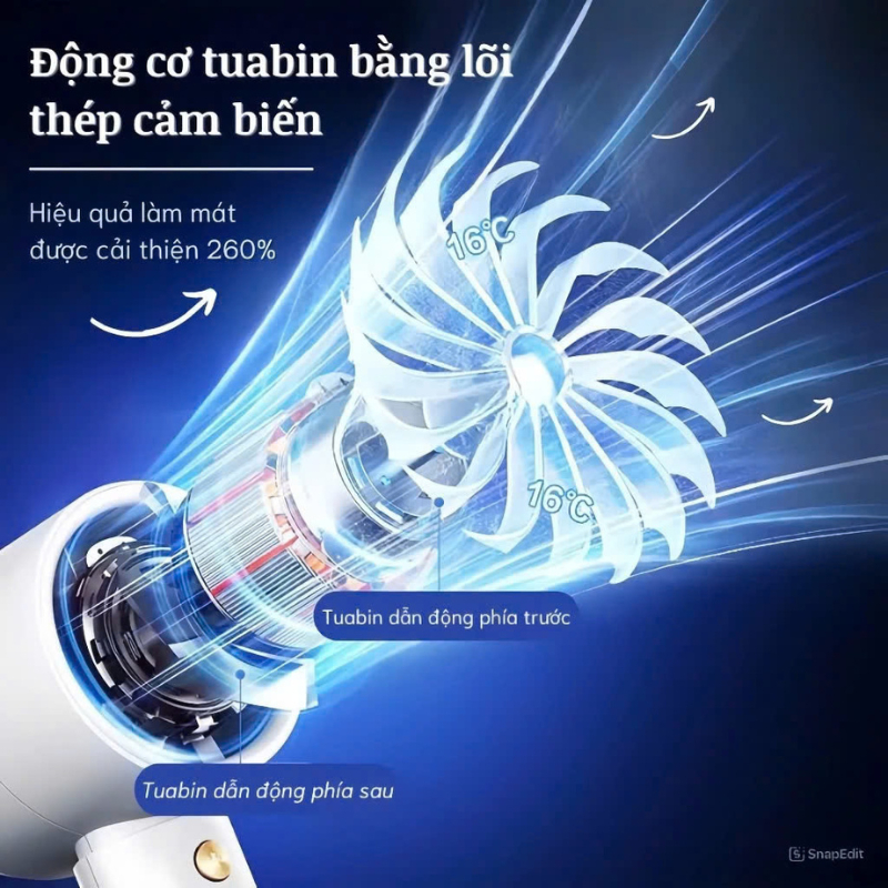 Quạt cầm tay tích điện 4000 mah có màn hình hiển thị với 100 tốc độ gió có thể điều chỉnh mát lạnh