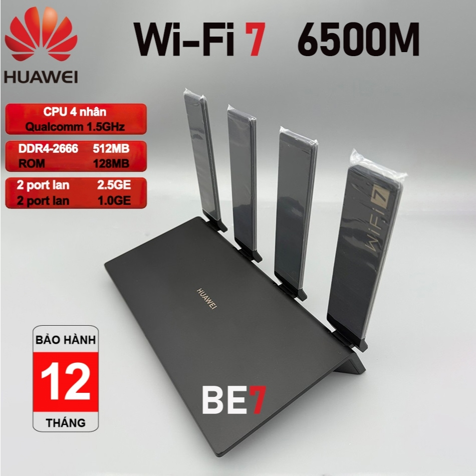 Wifi 7 Huawei BE3 Pro với tốc độ 7200 Mbps | Shopee Việt Nam
