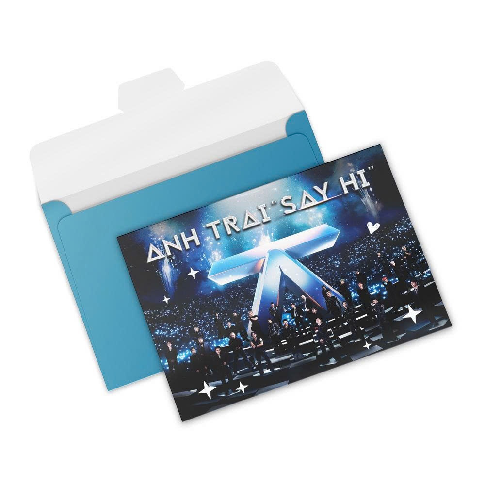 Blindpack thẻ mù ANH TRAI SAY HI - 1 pack 6 ảnh thẻ mù ngẫu nhiên của các anh trai (5 thẻ thường + 1 thẻ laser)