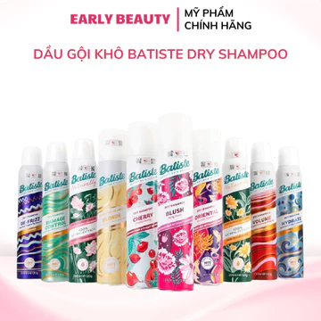 Dầu gội khô Batiste Dry Shampoo Dầu gội khô làm phồng tóc, sạch tóc, giúp tóc bồng bềnh nhanh chóng 200ml – Early Beauty
