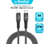Cáp Sạc Nhanh 27W Basefast Cho Xr/Xs Max/11/12/13/14 Series (Type C-LN) Bọc Dù Dài 1/2M