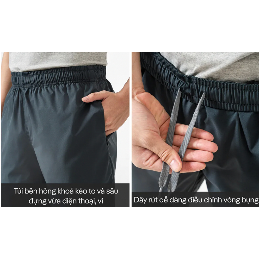[MUA 4 GIẢM 20%]Quần thể thao nam Daily Short có khoá kéo năng động Coolmate