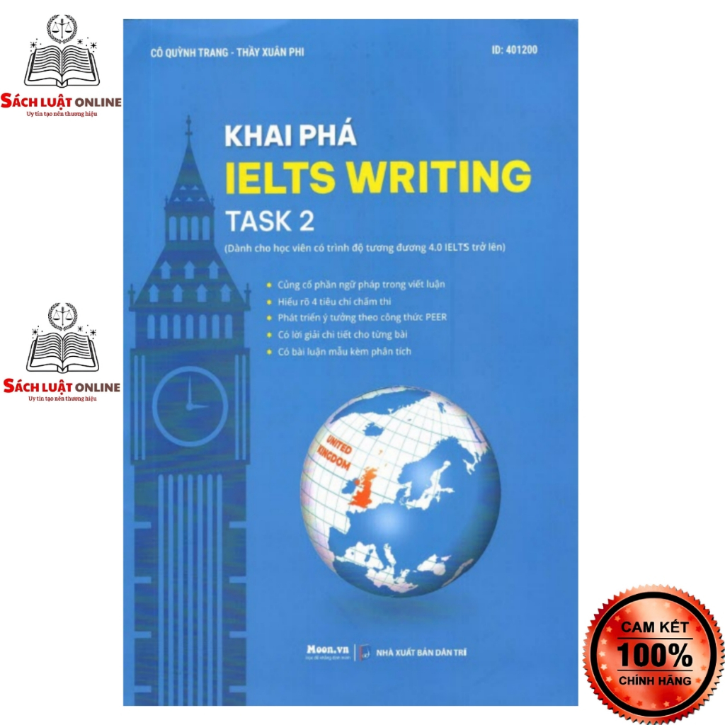 Sách - Khai phá ielts writing task 2 (Moonbook) | Shopee Việt Nam