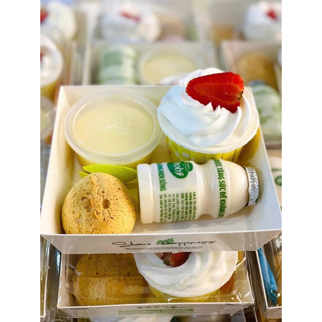 50 Hộp Giấy Đựng Bông Lan Trứng Muối, Sandwich, Bánh Ngọt Hoặc Đồ Ăn [E1413-E1985]]