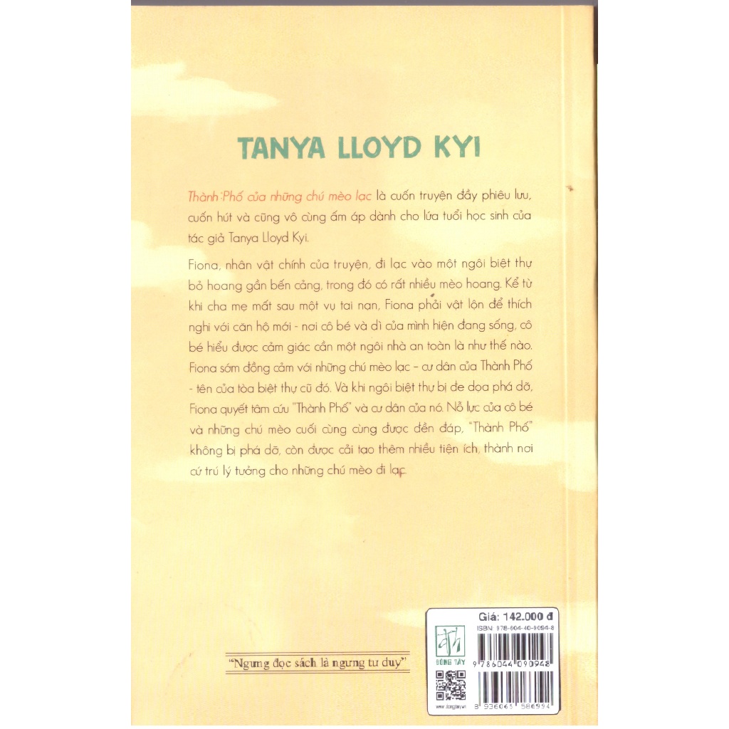 Sách Tanya Lloyd Kyi - Thành phố của những chú mèo lạc