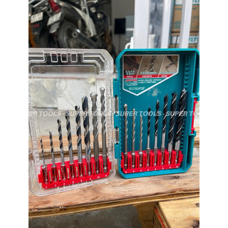 TOTAL Bộ 16 mũi khoan kim loại, bê tông và gỗ chui lục giác TACSDL11608
