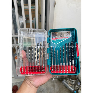 TOTAL Bộ 16 mũi khoan kim loại, bê tông và gỗ chui lục giác TACSDL11608