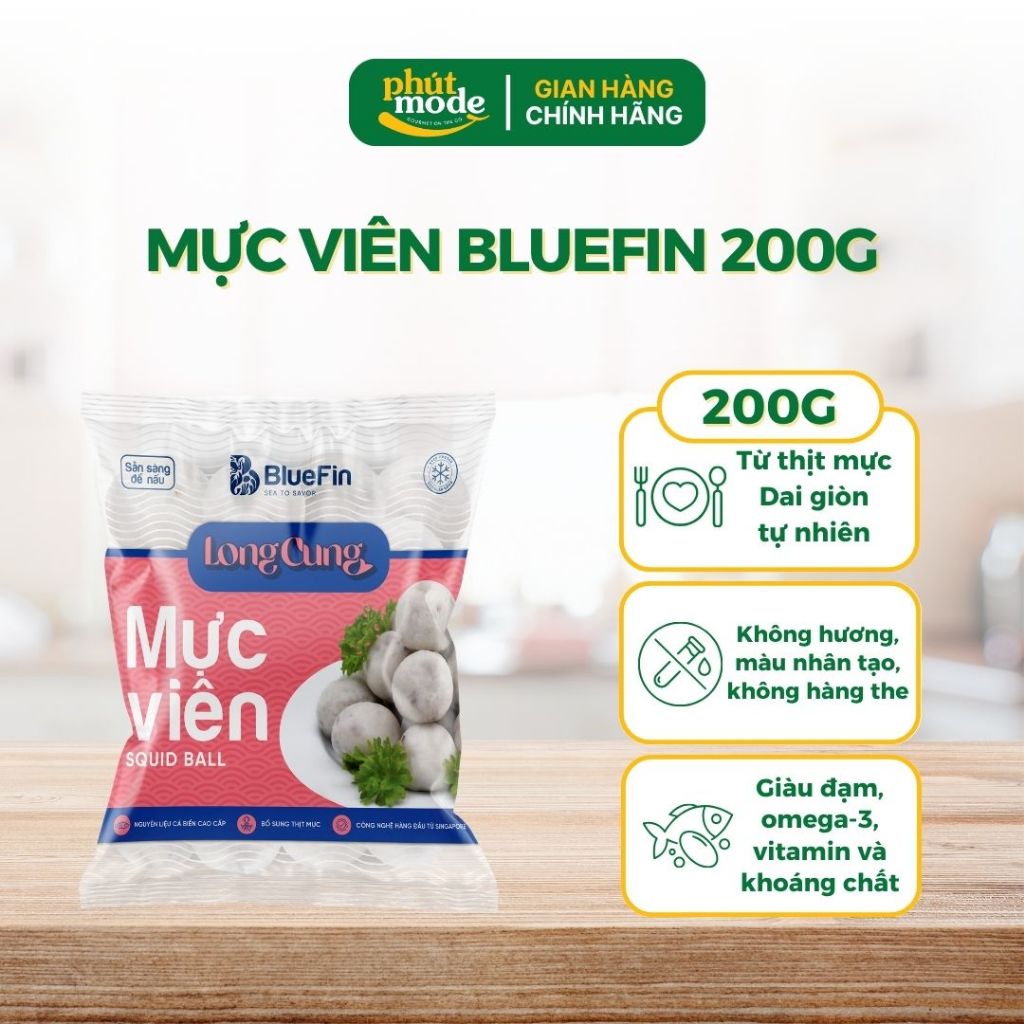 Viên Thả Lẩu BLUEFIN 200g Các Loại - Thả lẩu, Chiên, Luộc, Tiện lợi