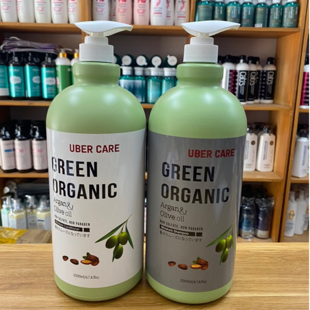 Dầu gội can 2 lít Uber Care Oganick Can Dầu gội 2 lít hương nước hoa cho Hair Salon