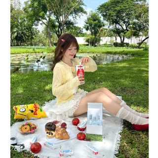 Áo cardigan MONÁ áo khoác nữ mỏng nhẹ trang trí trái tim - LOOPIE CARDIGAN