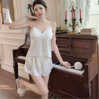 B101 Bộ đồ  lụa latin Kèm lót đệm băng phong cách Pure Desire hai mảnh xuân hè phong cách mới từ Phương Linh Underwear