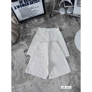 HALLO JEANS - Quần jean ngố lửng, quần short cạp cao, quần bò ngố  M0016