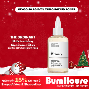 Nước hoa hồng tẩy da chết The Ordinary Glycolic Acid 7% Exfoliating Toner 100ml/240ml