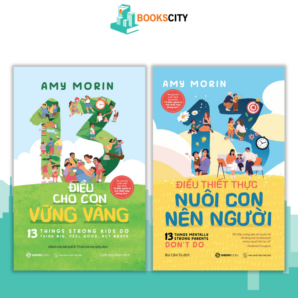 Combo Sách Nuôi Dạy Con - 13 Điều Cho Con Vững Vàng + 13 Điều Thiết Thực Nuôi Con Nên Người