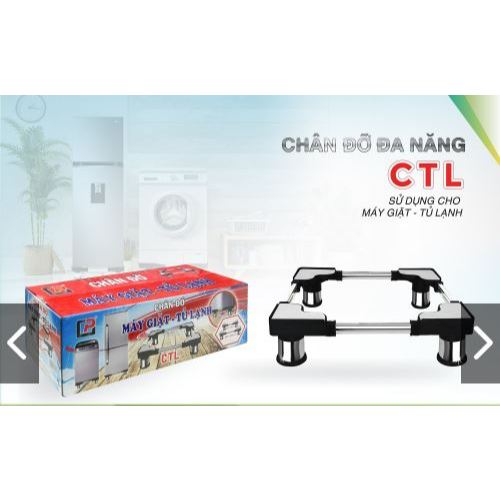 Chân đỡ đa năng máy giặt- Tủ lạnh CTL thanh inox 201 siêu bền, chắc chắn