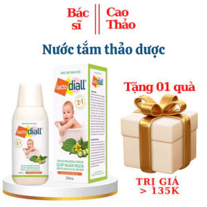 Nước Tắm Thảo Dược LactoDiall Chai 250ml - Chăm sóc da em bé