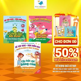 Bộ Sách Bé Tập Đọc, Học Điều Hay (Song Ngữ): Trốn Thôi! Trốn Thôi, Con sâu đói bụng,Cây bút chì dũng cảm - An Phước