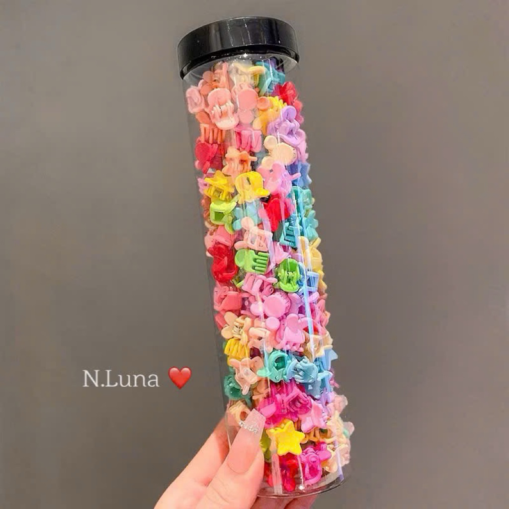 HỘP 100 CHIẾC KẸP TÓC CÀNG CUA LOẠI NHỎ