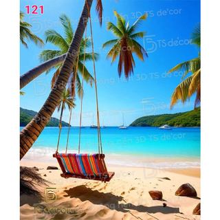 Phông NỀN backGround Studio Chụp ảnh bãi biển, hoàng hôn, cát trắng mới