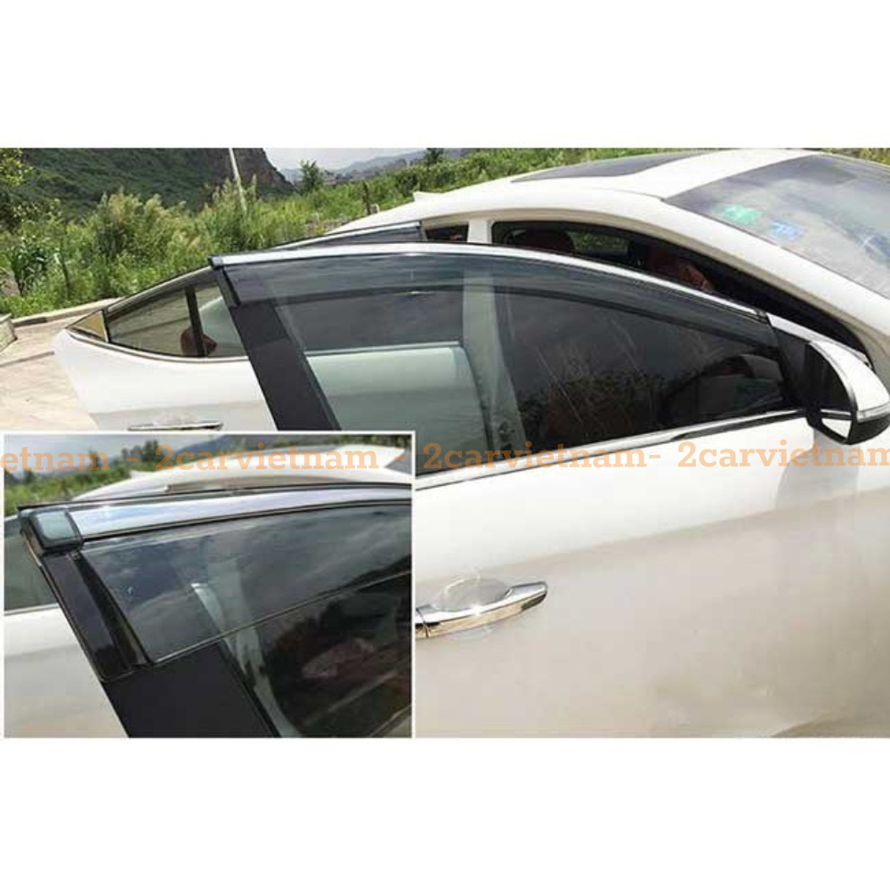Vè che mưa xe KIA Cerato 2016 2017 2018 2019- 2020 2021 2022 chỉ mạ crom cao cấp