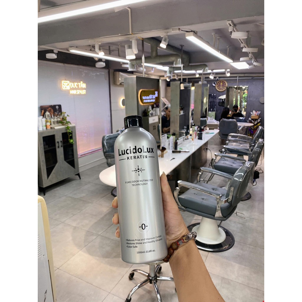 KERATIN LUCIDOLUX 1000ml Chuyên phục hồi tóc hư tổn, tóc nát, sản phẩm dành cho salon chuyên nghiệp