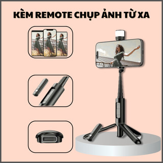 Gậy Tự Sướng Có Đèn Trợ Sáng M08S – Kèm Remote Bluetooth, Tripod Gọn Nhẹ Dễ Dàng Bỏ Túi Mang Đi Du Lịch Cực Tiện