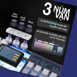 [CHÍNH HÃNG] Bàn phím cơ Skyloong GK104 Pro - Bàn phím không dây fullsize, 2 màn hình, Có núm xoay điều chỉnh, Hotswap — ảnh 3