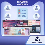 [CHÍNH HÃNG] Bàn phím cơ Skyloong GK104 Pro - Bàn phím không dây fullsize, 2 màn hình, Có núm xoay điều chỉnh, Hotswap — ảnh 1