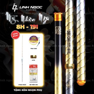Cần Câu Đài Mỹ Nhân Ngư Hoàng Kim Tông Sư 8h 19i Bản Săn Hàng Chuyên Săn Cá Lớn