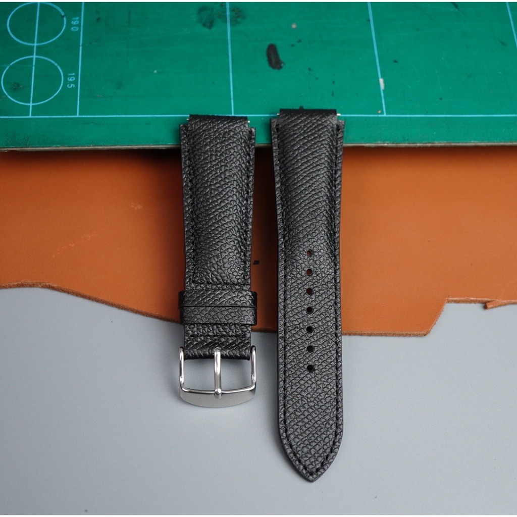 DÂY DA BÒ VÂN EPSOM CHO ĐỒNG HỒ CASIO AE1200, MASERATI- THƯƠNG HIỆU VÍ DA SAGO