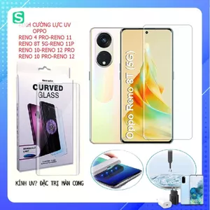 Kính cường lực UV Oppo Reno 4 Pro Reno 12 12 Pro Reno 10 Reno 10 Pro Reno 11 Reno 11 Pro Reno 8T 5G