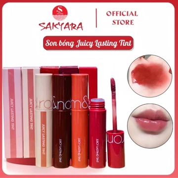 Son Romand Juicy Lasting Tint 5.5g Tint lì bóng cho môi căng mọng Hàn Quốc hot màu 23 giữ màu môi lâu trôi